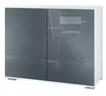 Vladon Kommode, Grau, Holzwerkstoff, 92.5x75.5x35 cm, Wohnzimmer, Kommoden &