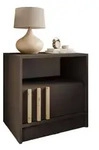 Lookway Nachttisch, Graphit, Holzwerkstoff, 51x52x38 cm, Schlafzimmer,...