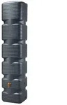 4rain Wandtank, Graphit, Kunststoff, 270 L, 40x185x42 cm, Gartenzubeh&ouml;r,