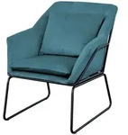 Svita Loungesessel, Blau, Textil, 68x82x64 cm, Wohnzimmer, Sessel, Polstersessel