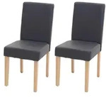Chefgastro Esszimmerstuhl, Grau, Kunststoff, 2-Sitzer, 43x90x56 cm, Esszimmer,