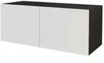 Altdecor Lowboard, Schwarz, Holzwerkstoff, Rechteckig, 100x40x40 cm, Wohnzimmer,