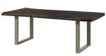 Massivmoebel24 Baumtisch, Grau, Holz, Echtholz,Mangoholz, 10-Sitzer, 100x77x240 cm,