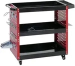 MCW Werkzeugwagen, Rot, Metall, 90x73x35 cm, Freizeit, Heimwerken,