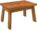 vidaXL Tritthocker, Braun, Holz, 26x22x38 cm, Wohnzimmer, Hocker
