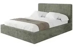 Altdecor Polsterbett, Olivgr&uuml;n, Textil, 120x200 cm, Schlafzimmer, Betten,