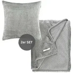 Esprit Wohndecke, Grau, Textil, 140x190 cm, Oeko-Tex&reg; Standard 100, Schlaftextilien,