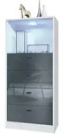 Vladon Kommode, Grau, Holzwerkstoff, 56x125x36 cm, Wohnzimmer, Kommoden &...