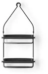 Umbra Duschregal Flex, Schwarz, Kunststoff, 10x66x33 cm, Badaccessoires,