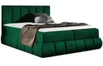 Mirjan24 Boxbett, Gr&uuml;n, Holz, 120x200 cm, Schlafzimmer, Betten, Boxspringbetten