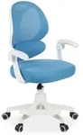 Idimex Kinderdrehstuhl, Blau, Textil, Mode, 49x102x62 cm, Arbeitszimmer,