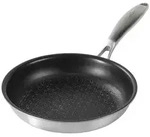 Stoneline Edelstahlpfanne, Edelstahl, Metall, Kochen, Pfannen