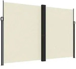 furnicato Seitenmarkise, Creme, Textil, Rechteckig, 1000x220x1000 cm, Sonnen- &