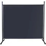 Quick Star Paravent, Grau, Metall, 178x180 cm, Sonnen- & Sichtschutz,...