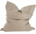 Mokebo Sitzsack, Beige, Textil, 130x170x20 cm, Oeko-Tex&reg;, Gartenm&ouml;bel,