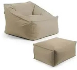 Mokebo Outdoor, Beige, Textil, 80x60x83 cm, Oeko-Tex&reg;, Gartenm&ouml;bel,