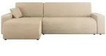 Mirjan24 Ecksofa, Natur, Kunststoff, 4-Sitzer, L-Form, 244x145 cm, Wohnzimmer,...