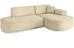 Altdecor Ecksofa, Beige, Kunststoff, 3-Sitzer, 243x171 cm, Wohnzimmer, Sofas &