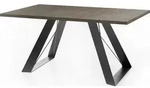 WFL Group Esstisch, Dunkelgrau, Metall, 16-Sitzer, Rechteckig,Rechteckig,...