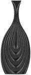 Beliani Dekovase, Schwarz, Keramik, Mode, 39 cm, Dekoration, Vasen, Keramikvasen