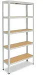 shelfplaza Schwerlastregal, Hellgrau, Metall, Rechteckig, 120x180x60 cm, Freizeit,