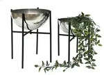 DanDiBo Blumenhocker, Schwarz, Metall, 20x35x20 cm, Wohnzimmer,...