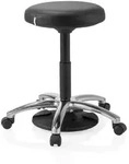 Mid.you Drehhocker, Schwarz, Kunststoff, Drehkreuz, 55x61x40 cm, Esszimmer, St&uuml;hle,