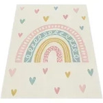 Paco Home Kinderteppich, Creme, Textil, Rechteckig, 160x220 cm,...