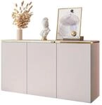 Lookway Kommode, Kaschmir, Holzwerkstoff, Uni, Rechteckig, 140x76x40 cm, Wohnzimmer,
