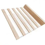 Coemo Rollrost, Natur, Holz, 1-Zonen, 70x200 cm, CE, Schlafzimmer, Lattenroste,