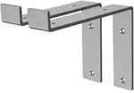 Ml-Design Regalhalterung, Grau, Metall, 17x4x20.5 cm, Wohnzimmer, Regale, Wandregale