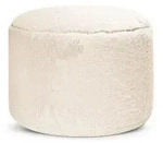 Mokebo Pouf, Beige, Textil, 60x40x60 cm, Oeko-Tex&reg;, Wohnzimmer, Hocker, Poufs
