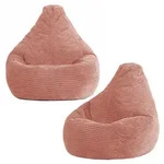 icon Sitzsack, Pink, Textil, 100 L, 2-Sitzer, Freiform, 69x59x65 cm,...