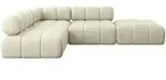 Altdecor Ecksofa, Beige, Textil, 5-Sitzer, L-Form, 285x190 cm, Wohnzimmer,...