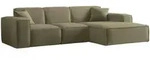 Fun M&ouml;bel Ecksofa, Olivgr&uuml;n, Textil, L-Form, 266x165 cm, Wohnzimmer, Sofas &