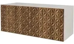 Altdecor Lowboard, Eiche Wotan, Holzwerkstoff, Rechteckig, 100x40x40 cm,...