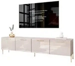 Lookway Tv-Element, Kaschmir, Gold, Holzwerkstoff, 200x50x40 cm, Wohnzimmer,
