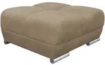 Mirjan24 Polsterhocker, Beige, Kunststoff, Kiefer, 1-Sitzer, Quadratisch,...