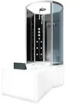 AcquaVapore by Sandra Jentho Whirlpool, Schwarz, Glas, Kunststoff, Metall,