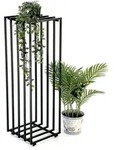 DanDiBo Blumenst&auml;nder, Schwarz, Metall, 30x92x30 cm, Wohnzimmer,...