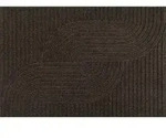 wash+dry Fussmatte Loop dark brown, Braun, Textil, Uni, rechteckig, 60x90 cm,