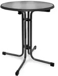 Beautissu Bistrotisch, Schwarz, Metall, Rund, 70x70x70 cm, Esszimmer, Tische,