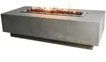 Elementi Feuerstelle, Grau, Stein, 79x48x160 cm, CE, Freizeit, Campingzubeh&ouml;r,