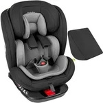 tectake Autositz, Hellgrau, Schwarz, Kunststoff, 48x74x55 cm, Baby on Tour,