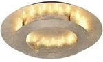 Led, Gold, Metall, Rund, 40x8x40 cm, Lampen & Leuchten, LED Beleuchtung,