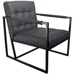 Svita Loungesessel, Grau, Metall, Rechteckig, 53x73x69 cm, Wohnzimmer, Sessel,
