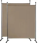 Quick Star Paravent, Beige, Metall, 150x190 cm, Sonnen- & Sichtschutz,...