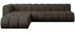 Altdecor Ecksofa, Braun, Textil, 5-Sitzer, 296x177 cm, Wohnzimmer, Sofas &...