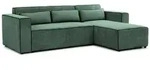 Fun M&ouml;bel Ecksofa, Gr&uuml;n, Textil, Ottomane rechts, 260x173 cm, Wohnzimmer,...