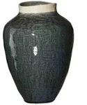 Ritzenhoff Breker Vase, Grau, Keramik, 41 cm, Dekoration, Vasen, Keramikvasen